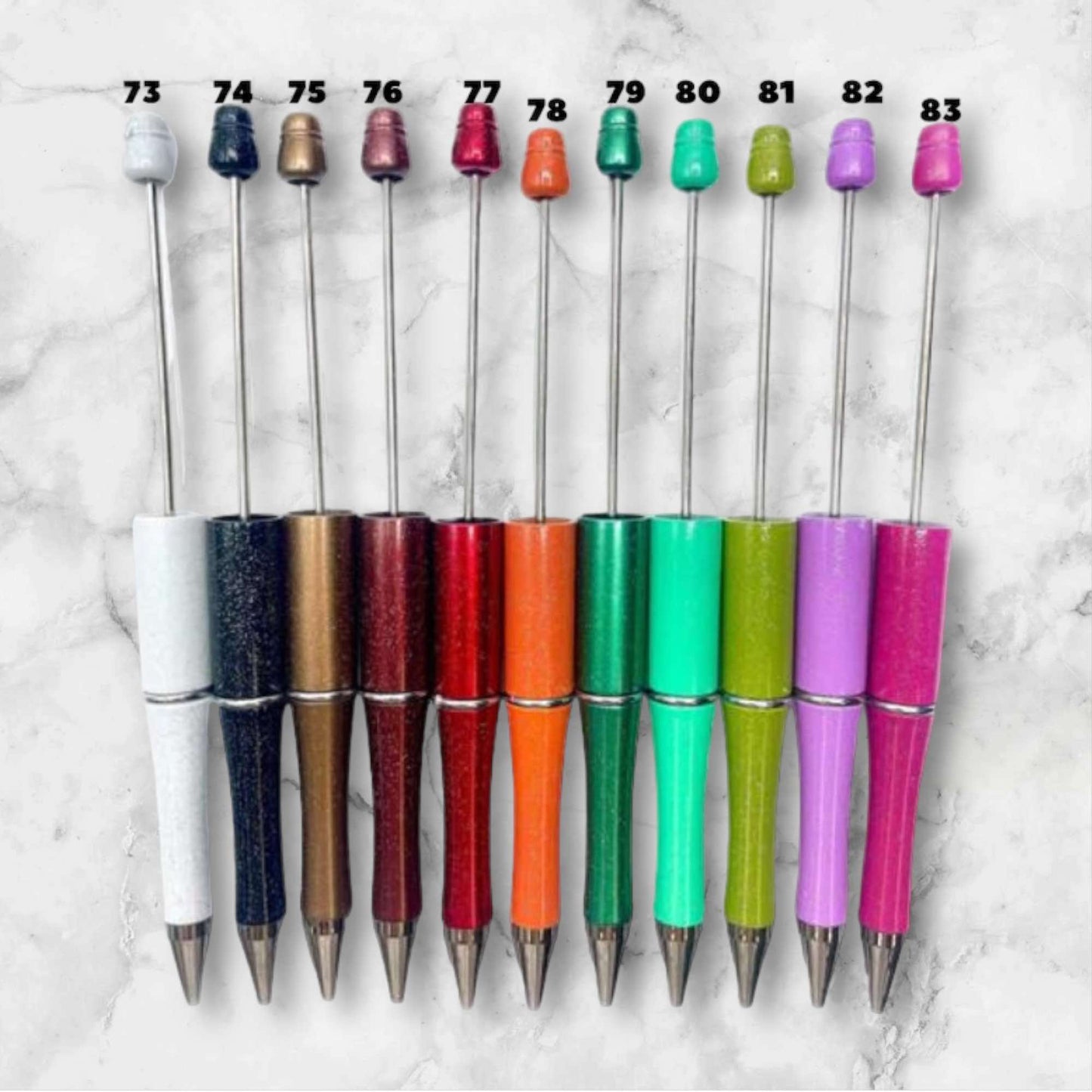 Glitter Beadable Pens