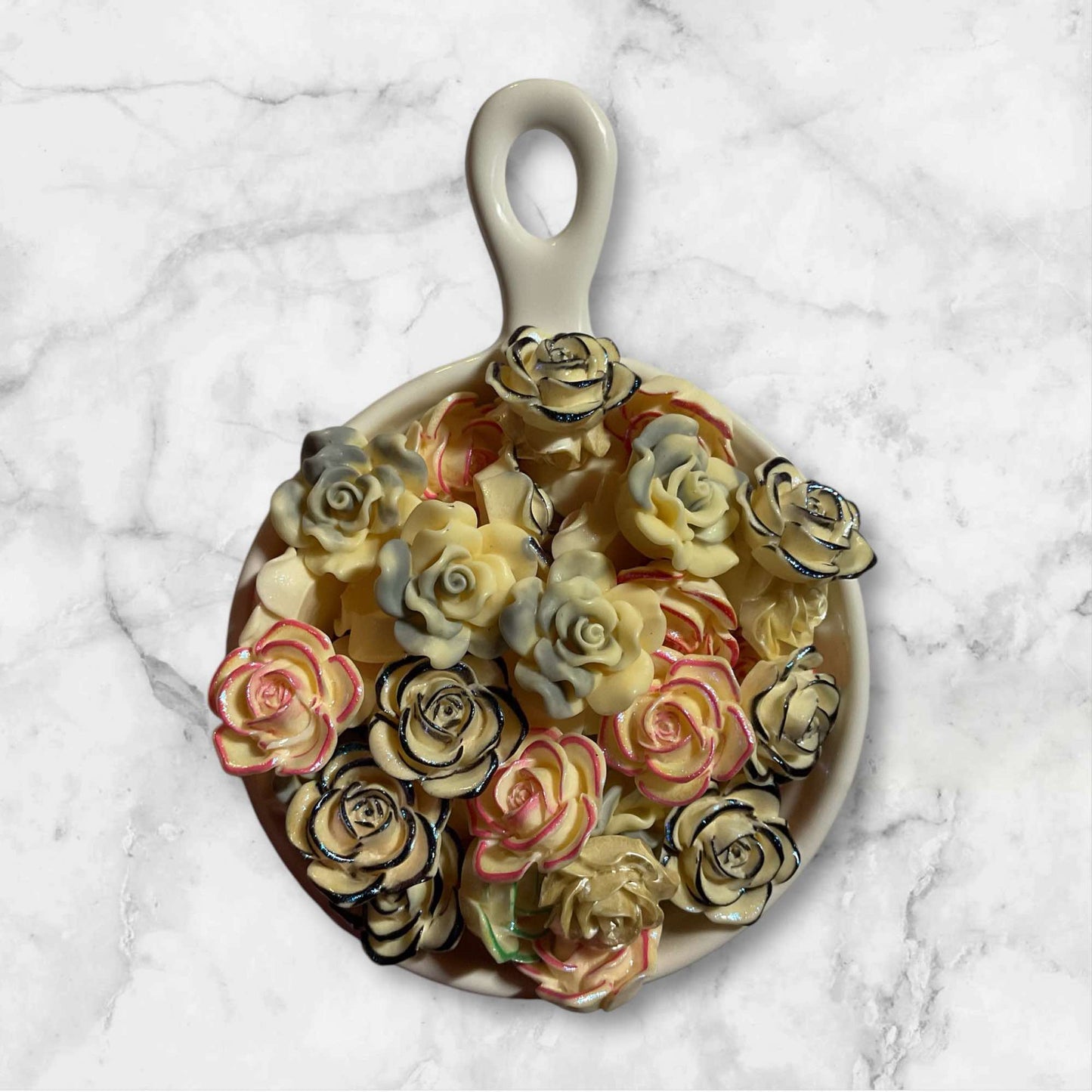 3D Rose Charm NO Hole