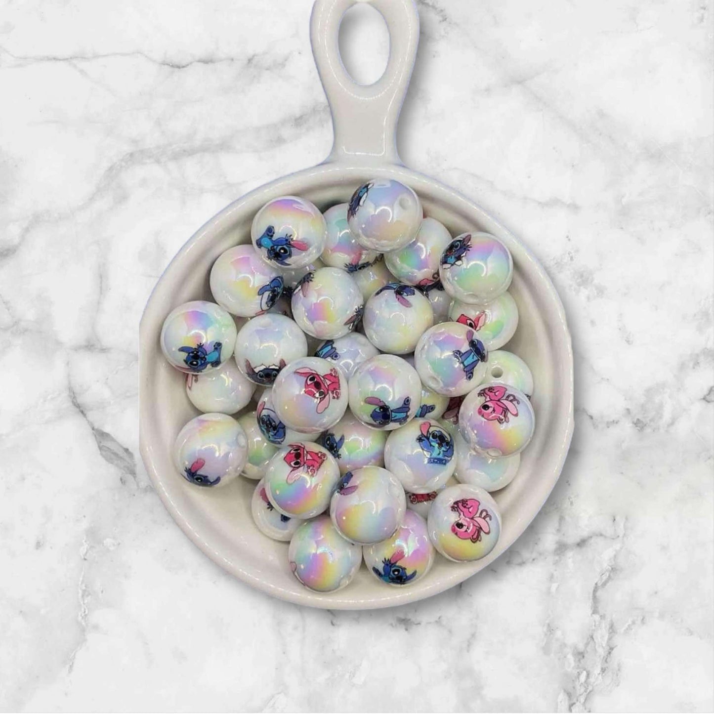 15mm Stitch/Angel Round Bead