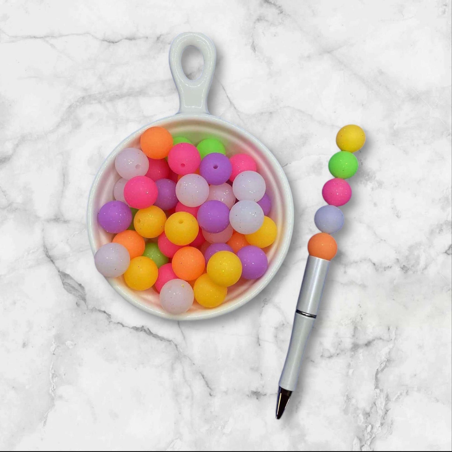 15mm Neon Glitter Mix