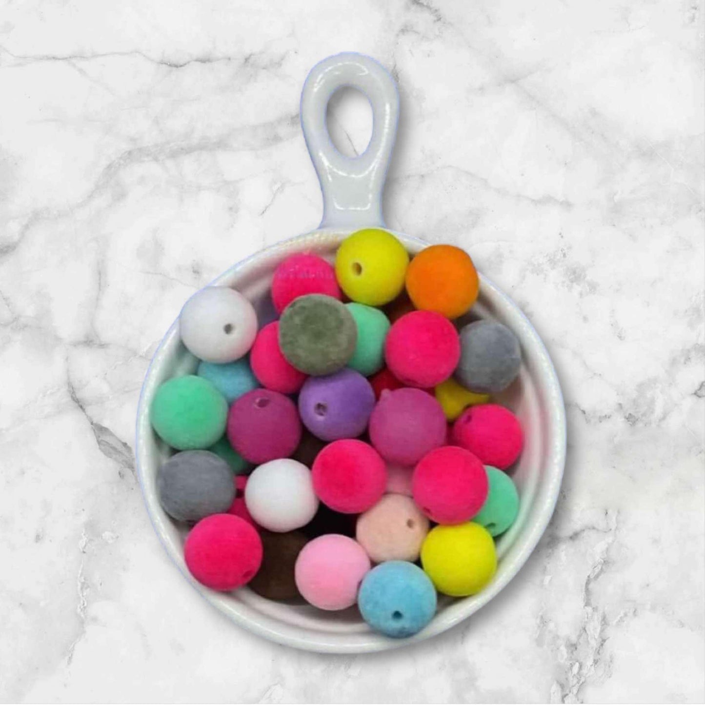 16mm Velvet Bead Mix